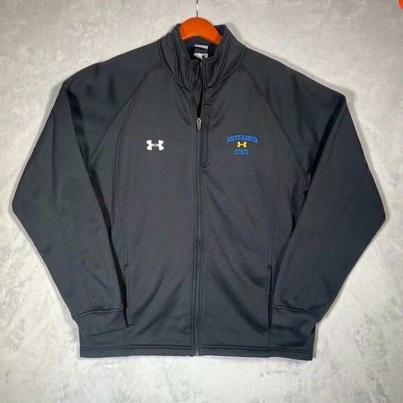 Under Armour Other - South Dakota State University Jacket Mens XL Black Under Armour Jackrabbits